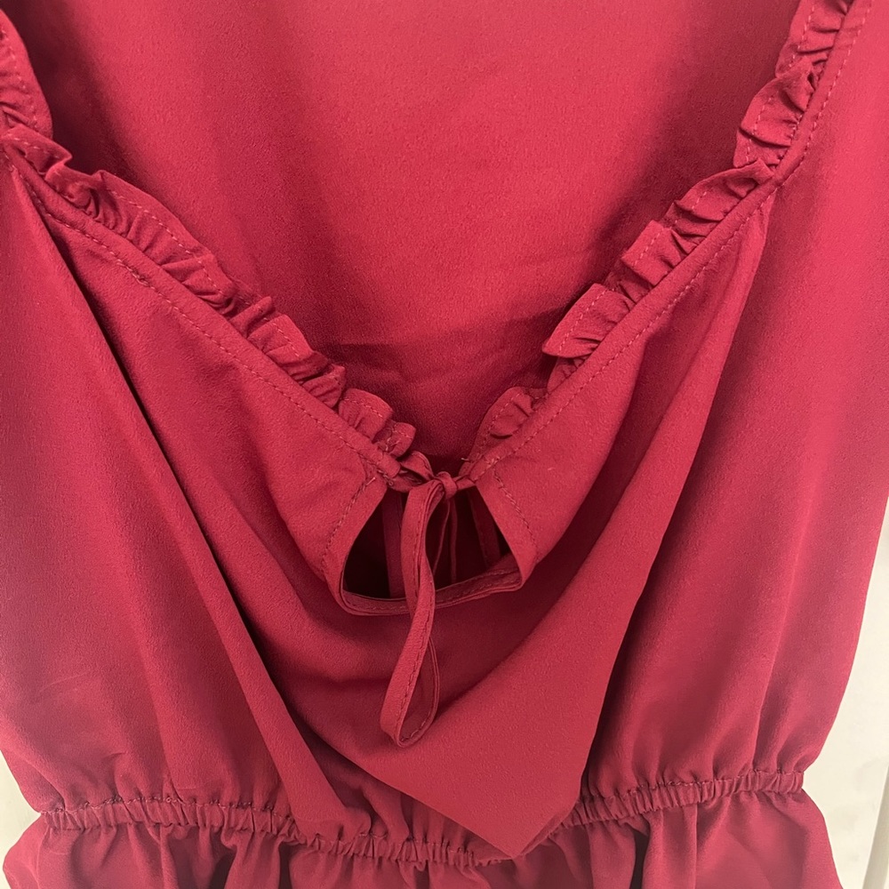 Urban Outfitters Riley Ruffle Tie-front Blouse - Picture 4 of 7